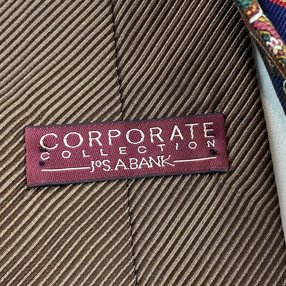 Lot of 13 JOS A BANK 100% Silk Necktie Striped Paisley Geometric Ties USA VTG